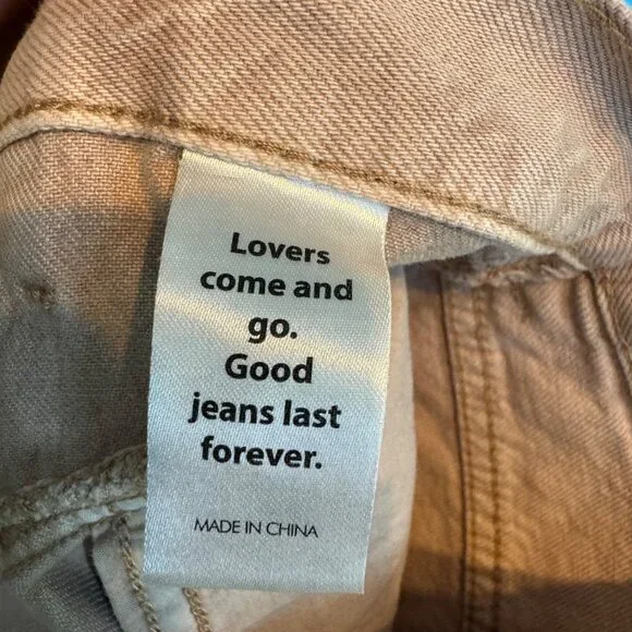 PACSUN tan ultra high rise vintage shorts size 25 - Picture 8 of 9